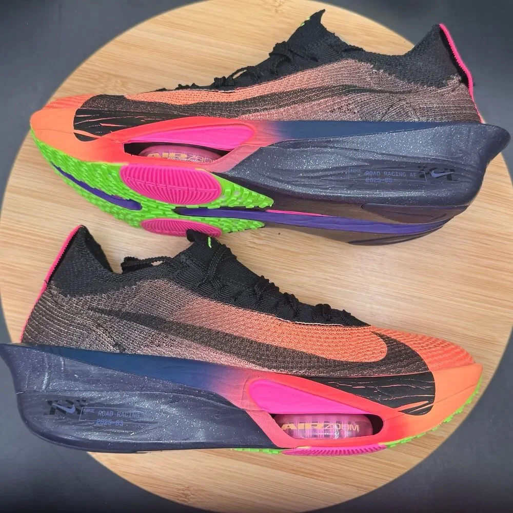 Nike Air Zoom Alphafly Next% 3 Glam Black Orange Pulse Men’s Size 8 NEW